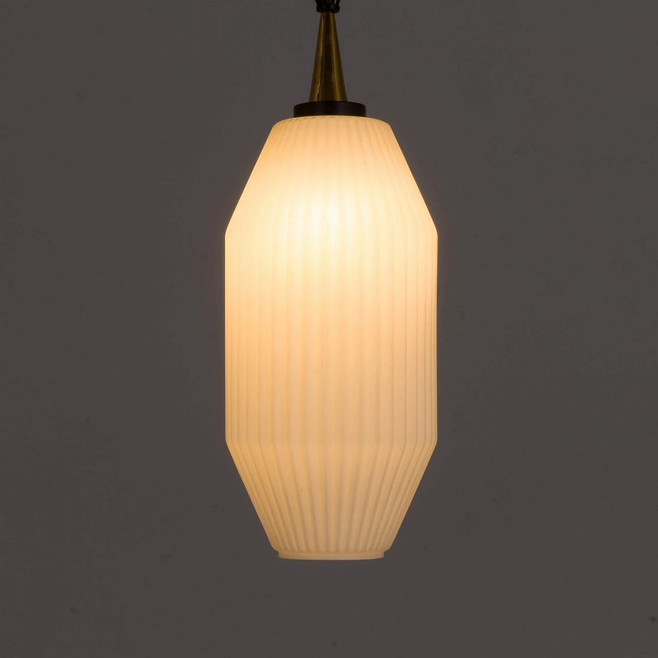 Murano glass ceiling lamp by Angelo Lelli for Arredoluce, 1950s 4