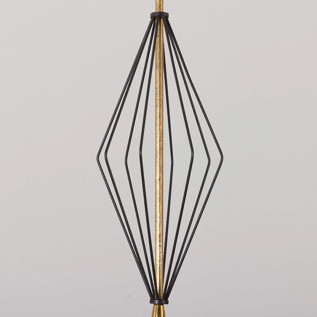 Murano glass ceiling lamp by Angelo Lelli for Arredoluce, 1950s 11