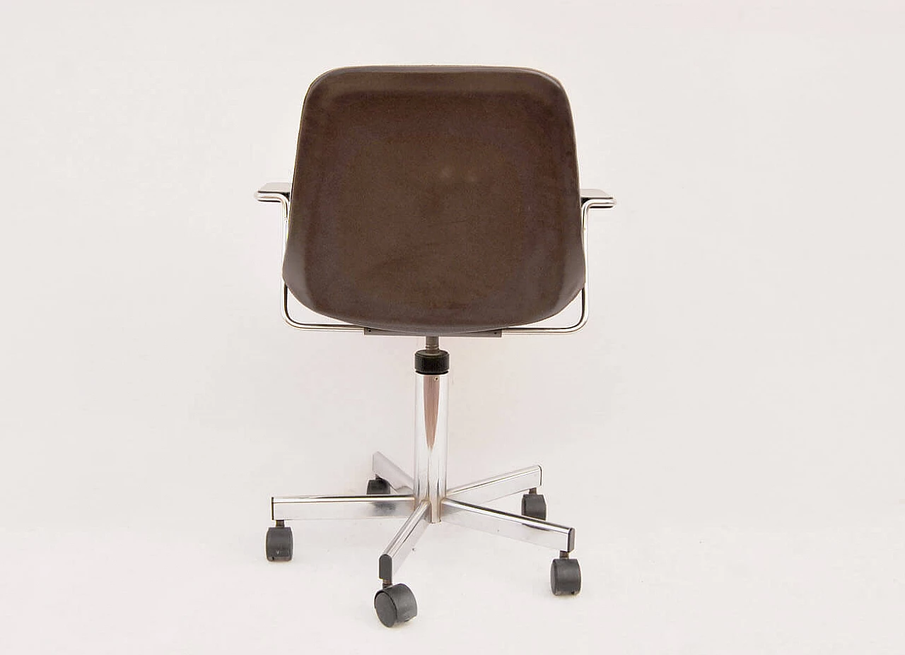 Desk chair with wheels by MIM spa, 1980s 3