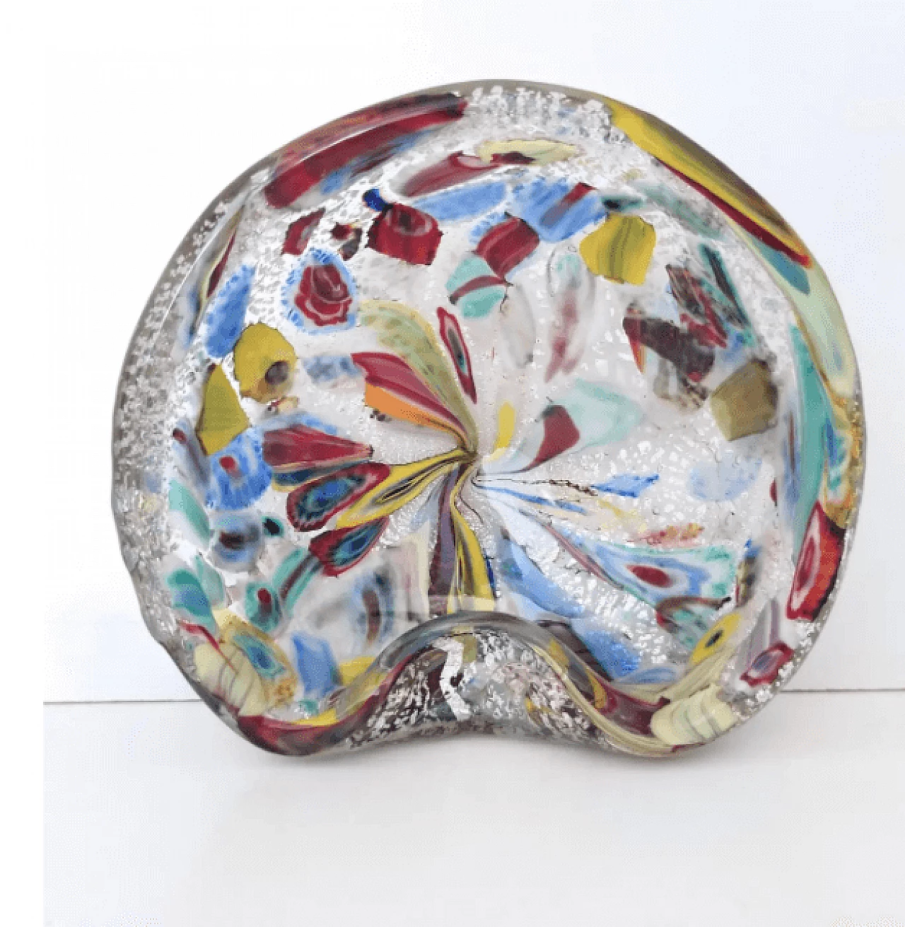 Murano glass ashtray by Giulio Radi for AVEM, 1960s 3