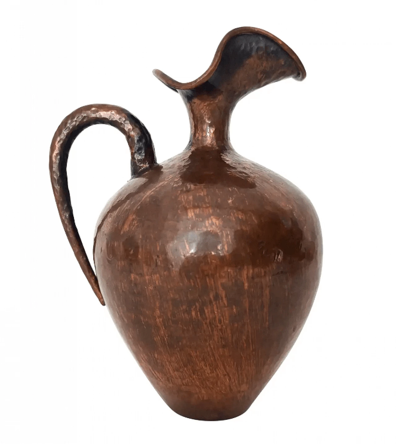 Brocca in rame sbalzato di Egidio Casagrande, anni '50 1