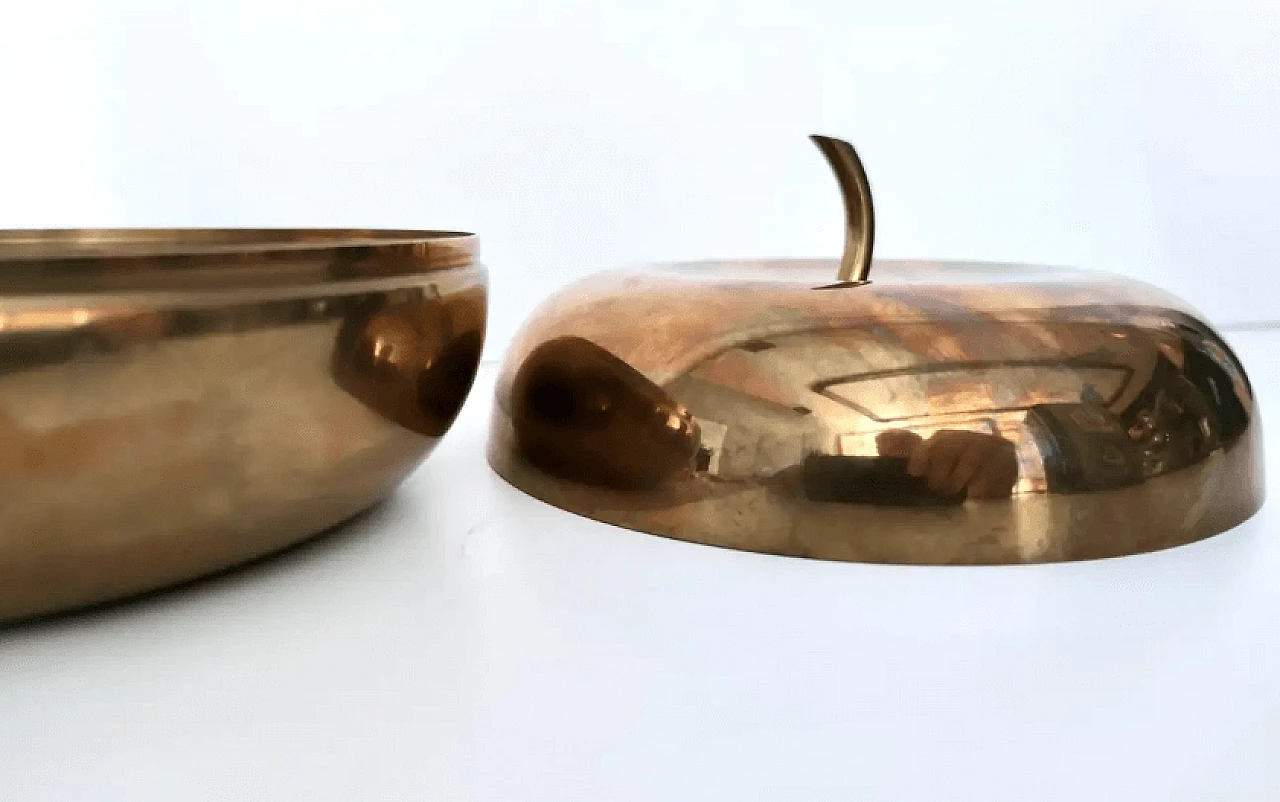 Pair of silver-plated brass ashtrays by Casa Padrino, 1980s 7