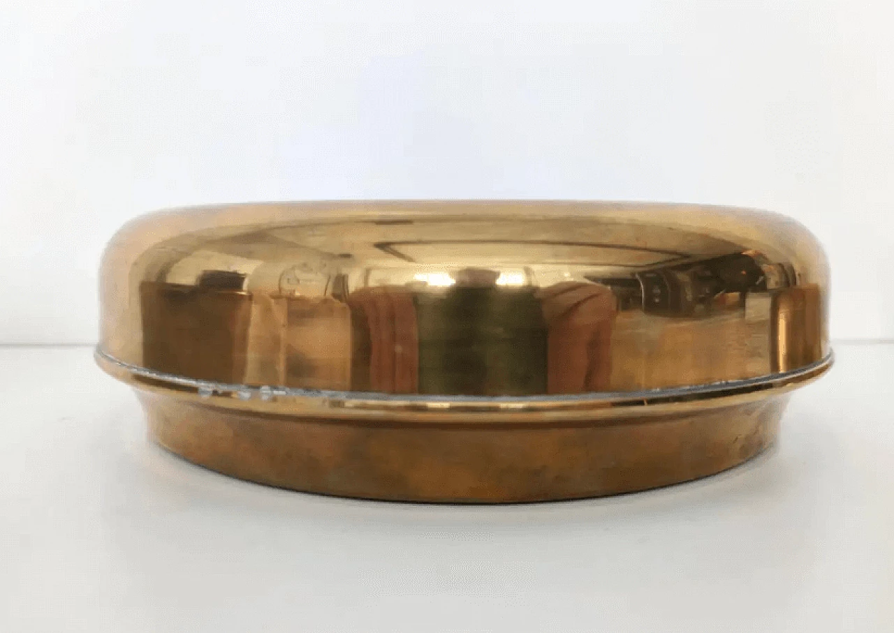 Coppia di posacenere in ottone argentato di Casa Padrino, anni '80 11