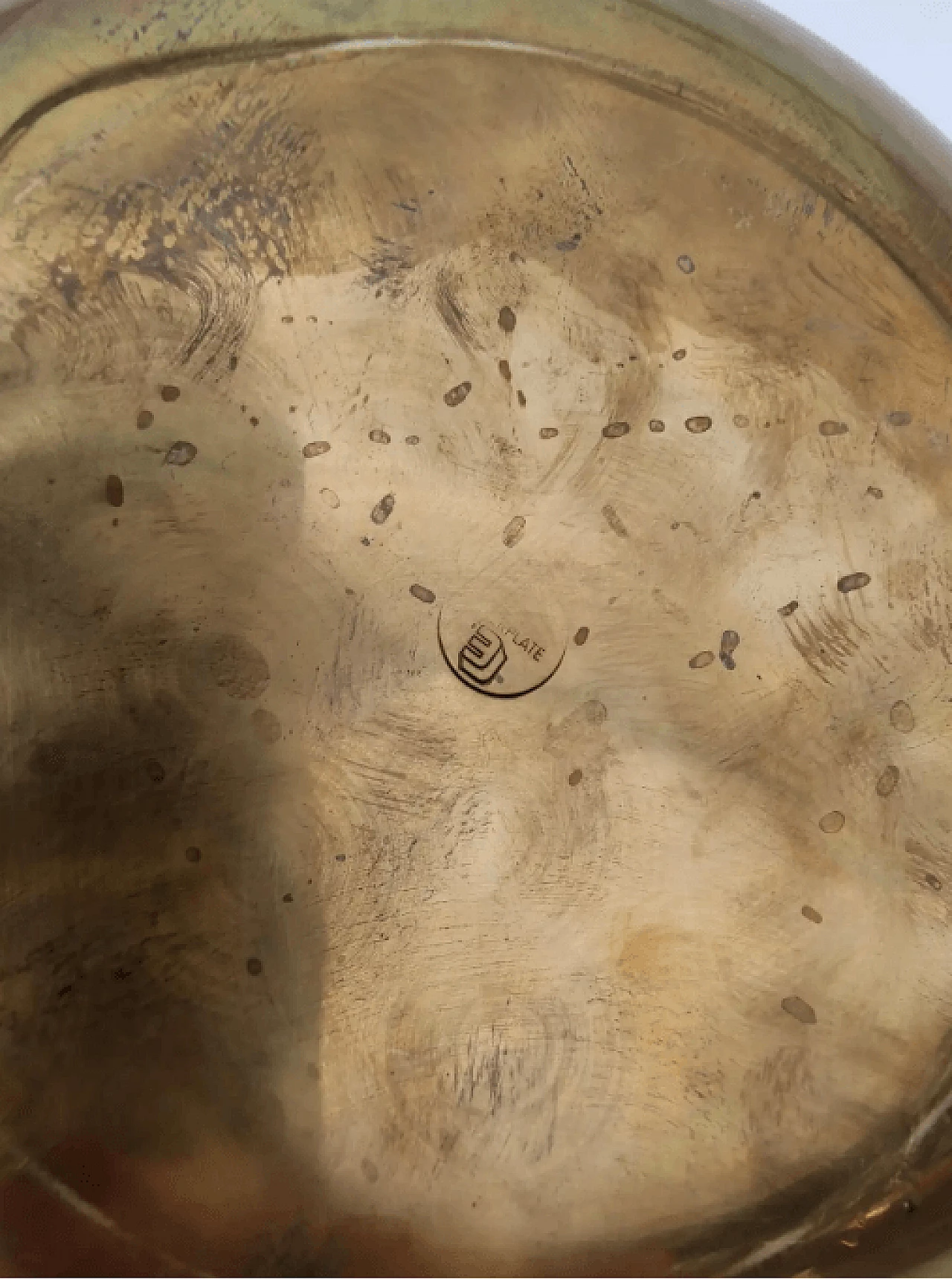 Coppia di posacenere in ottone argentato di Casa Padrino, anni '80 13