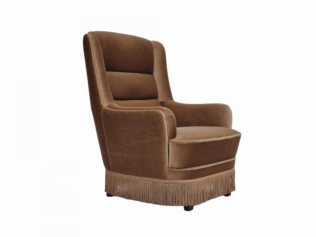 Danish high-backed armchair, 1960s 16
