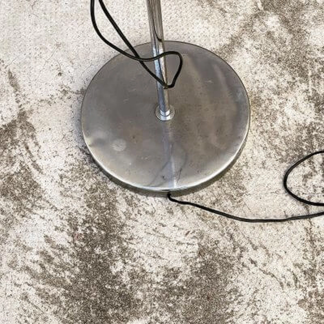 Lampada francese in metallo cromato, anni '70 16