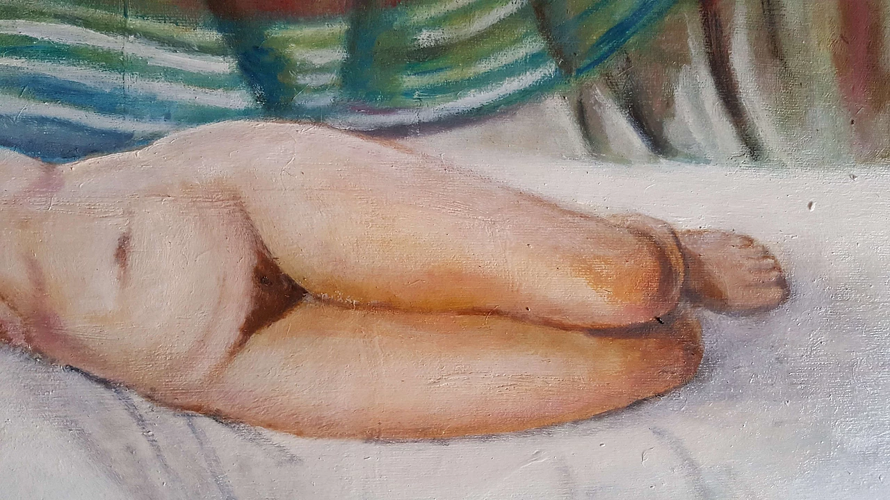 Oil on canvas Female nude by Galan, 1980s 5