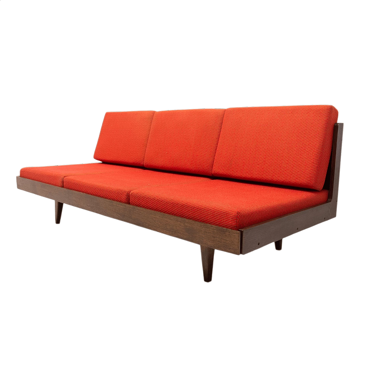 Beech folding sofa bed, 1960s 18