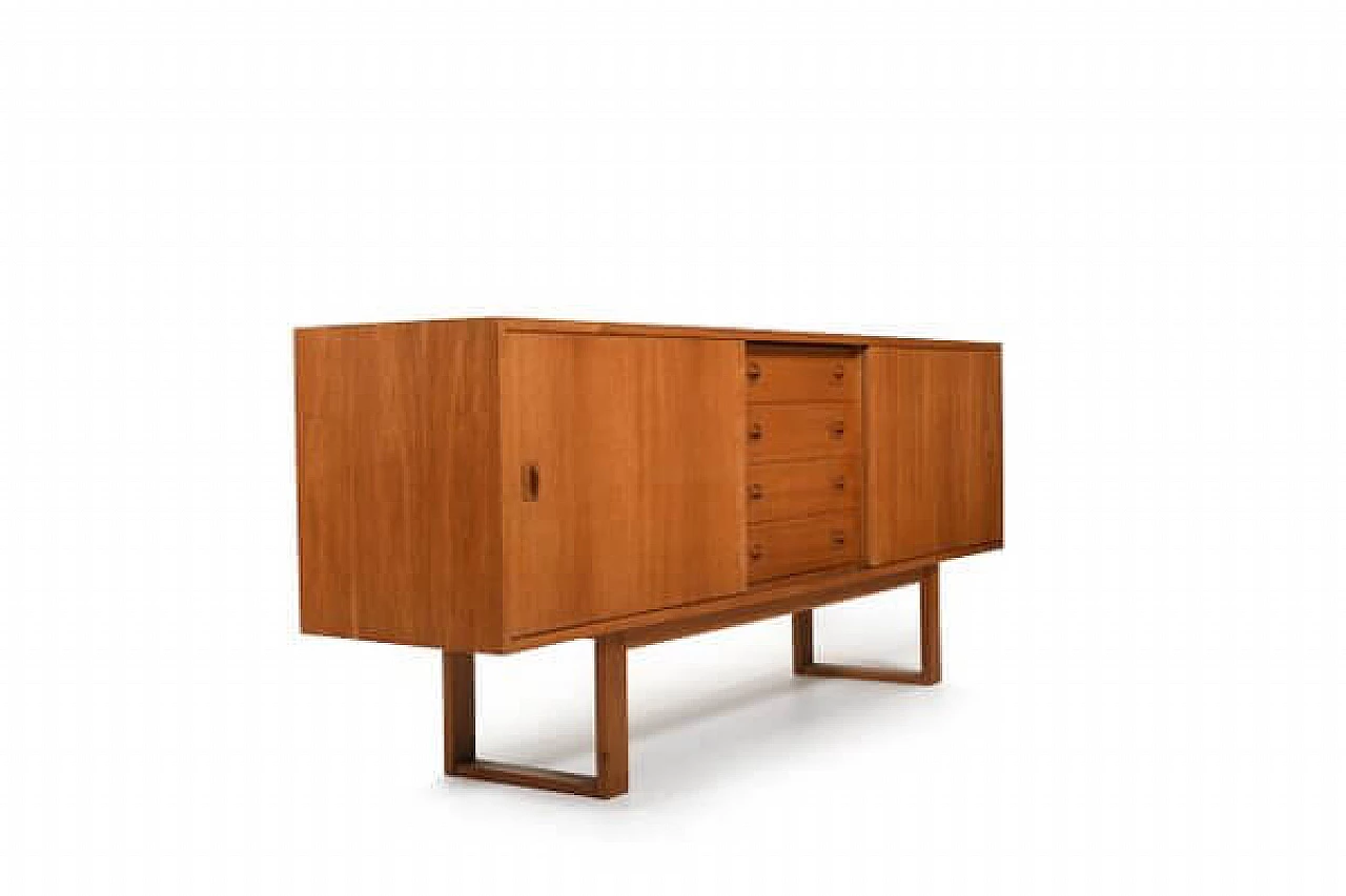Credenza danese in quercia, anni '60 2