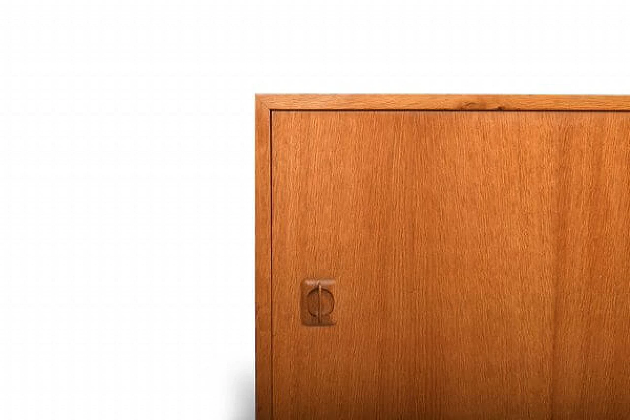 Credenza danese in quercia, anni '60 3