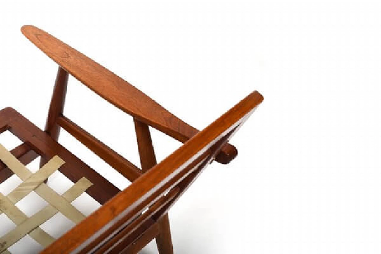 Divano GE-270 in teak di Hans Wegner per Getama, anni '50 11