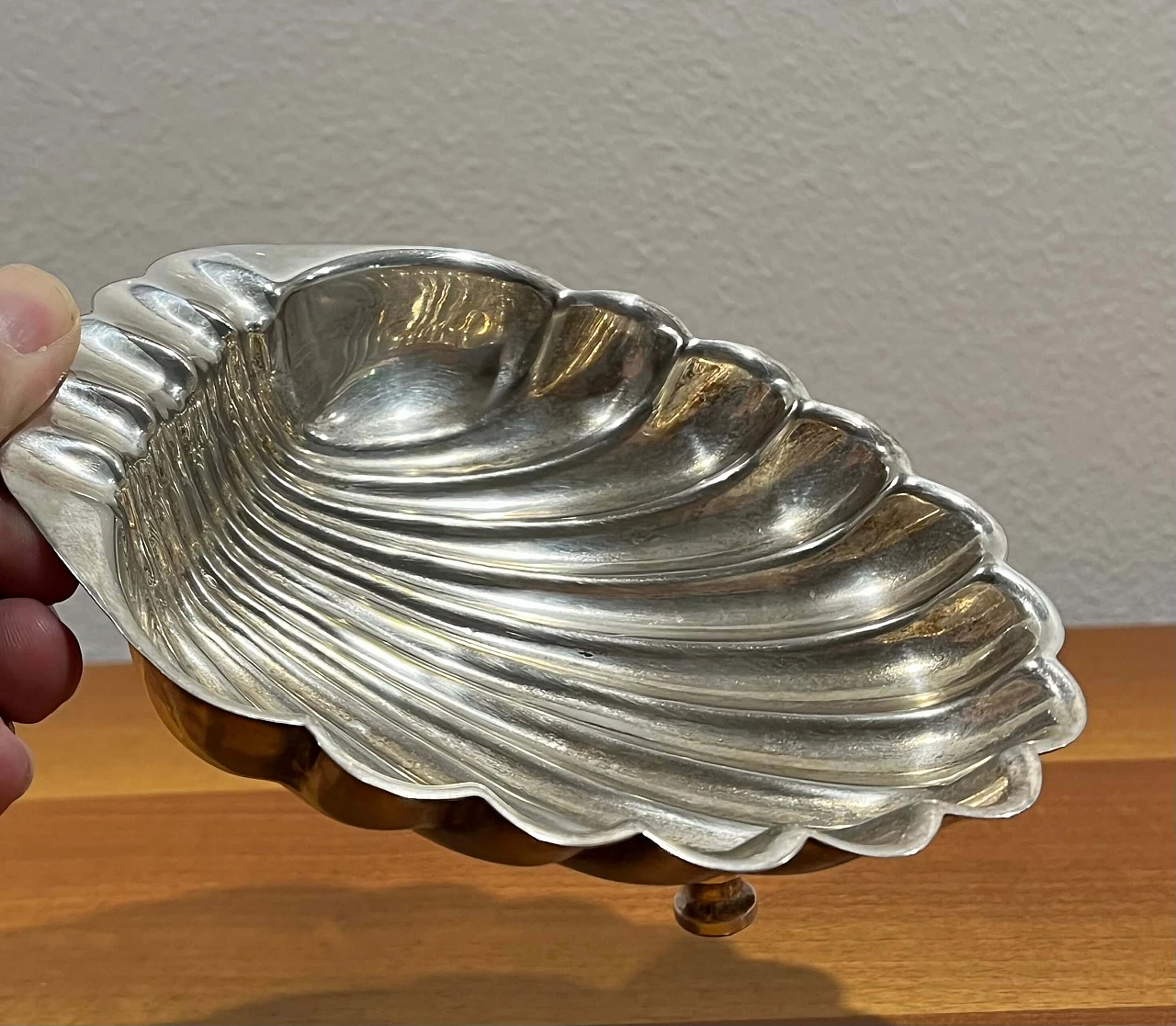 Conchiglia battesimale in argento, '700 4