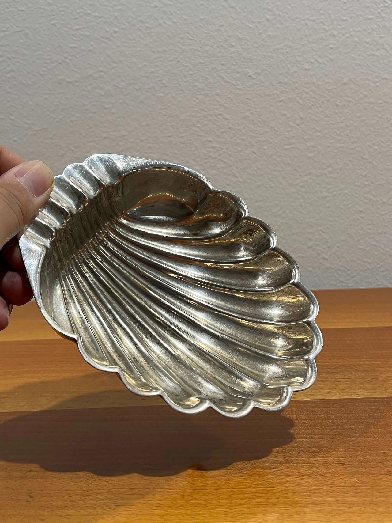 Conchiglia battesimale in argento, '700 6