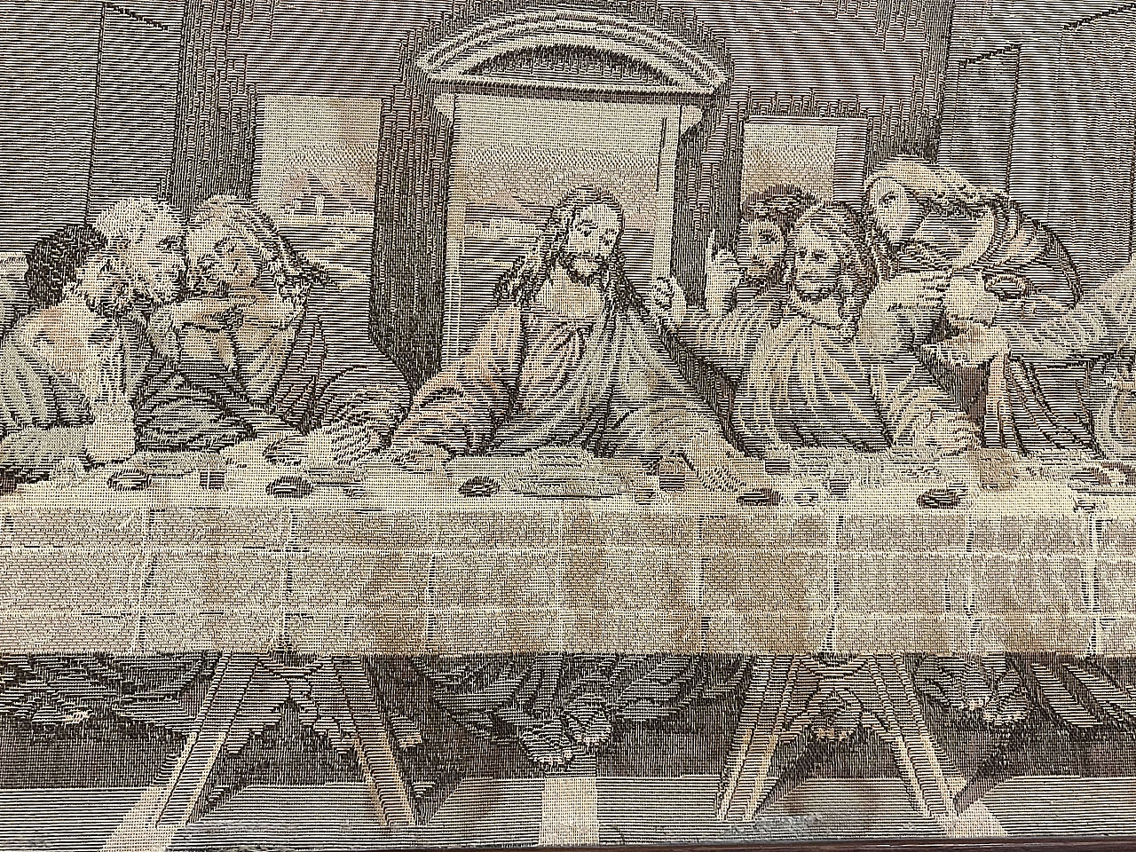 Arazzo raffigurante Cenacolo vinciano, ‘900 6