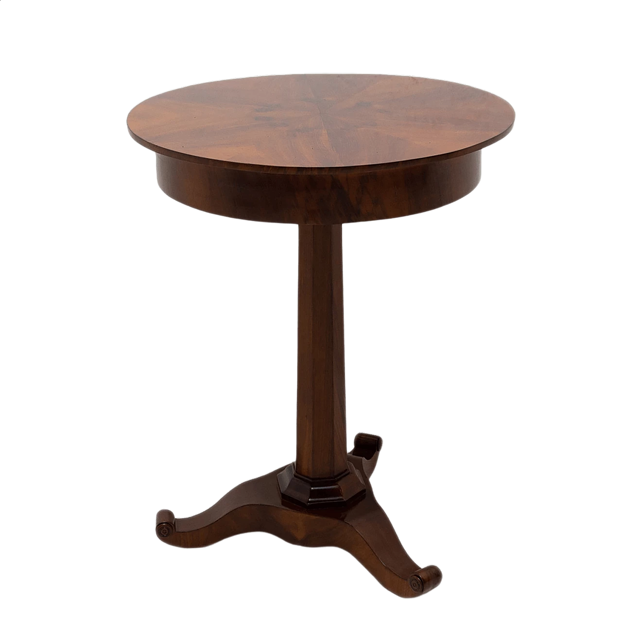Walnut coffee table from the Biedermeier period, 19th century 16