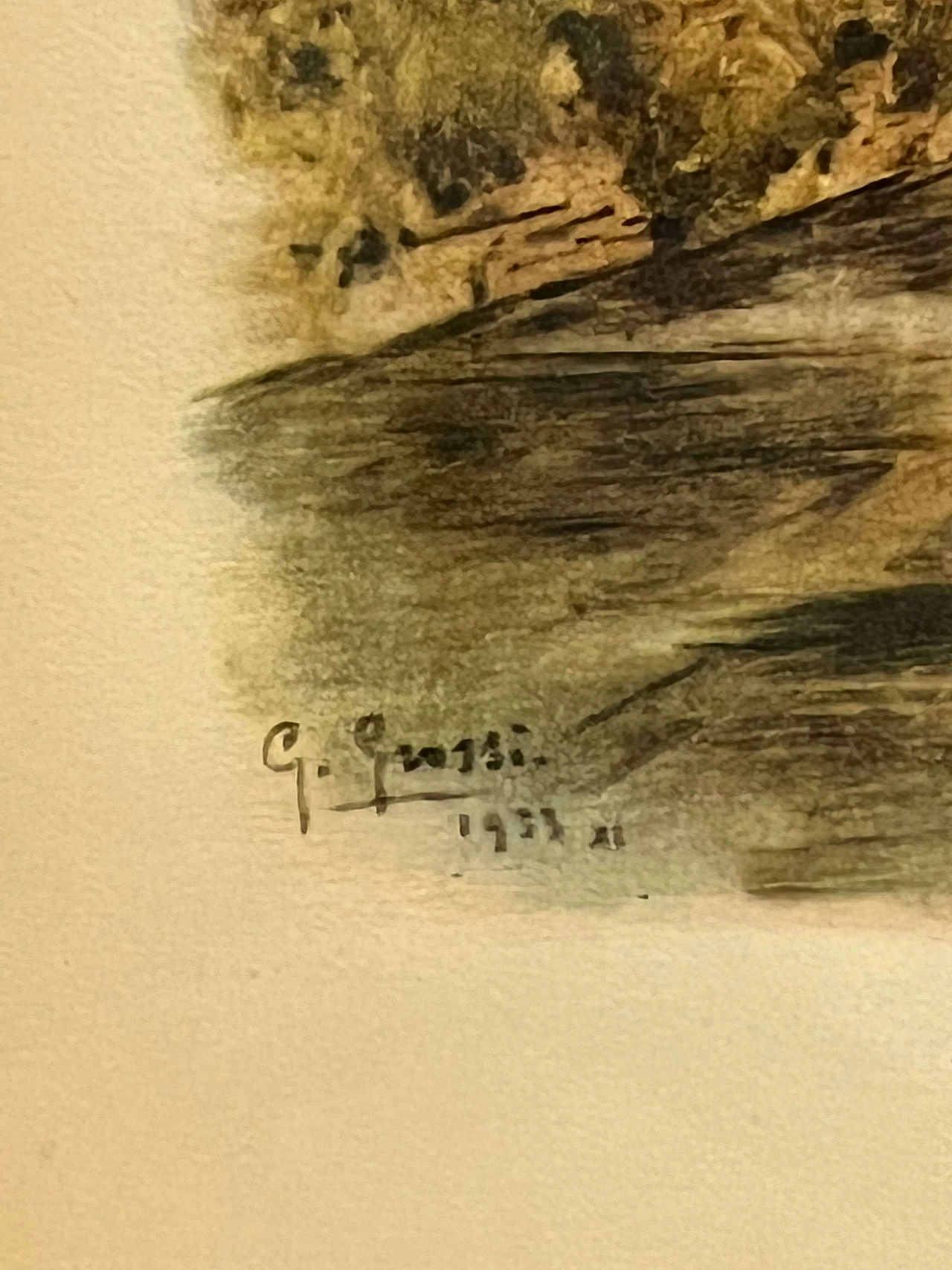 Colour print Castello Borromeo di Peschiera by Grossi, 1930s 3