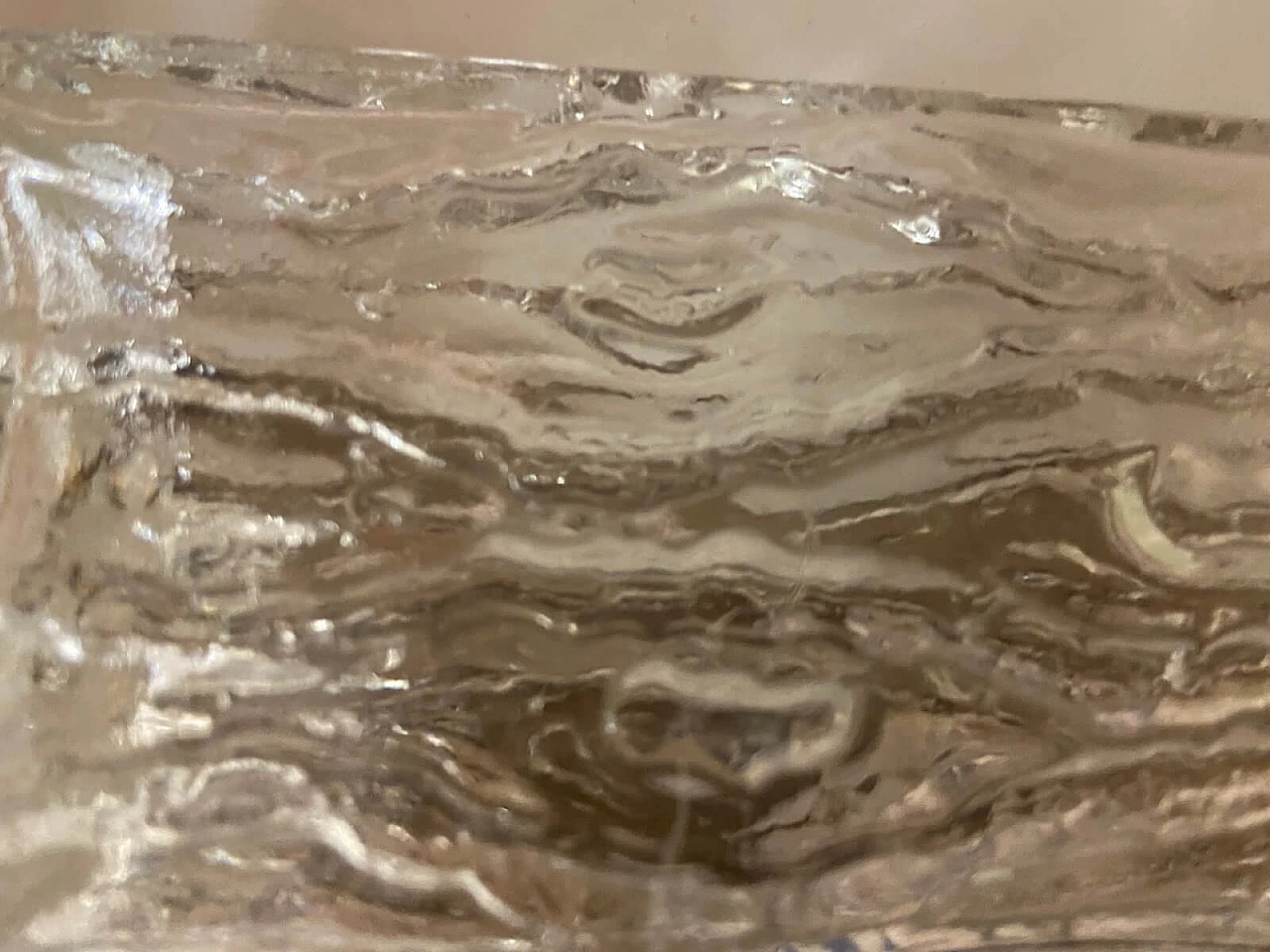 Pair of Murano glass and brass wall sconces, 1960s 5