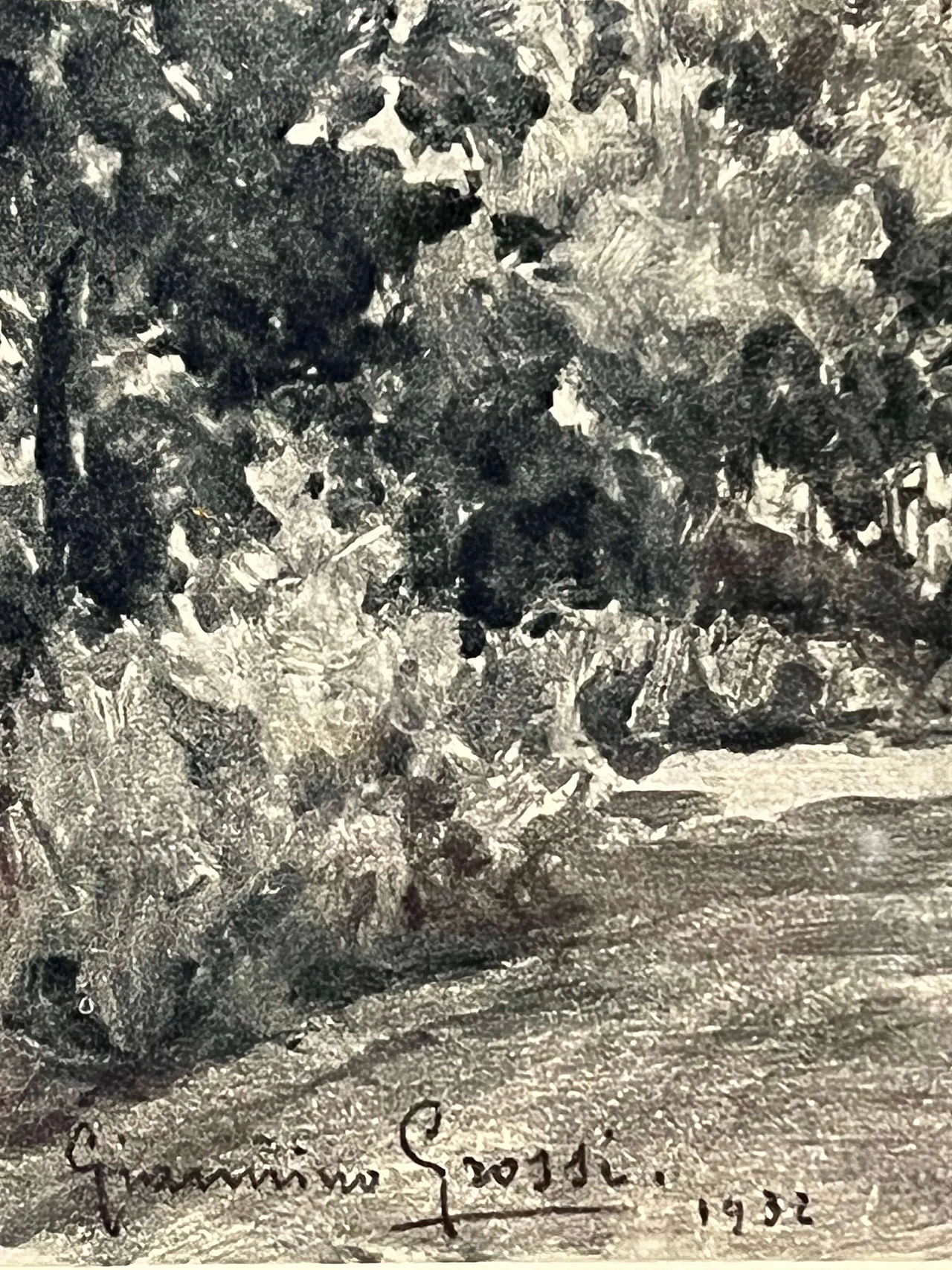 Giannino Grossi, Cusago Castle, print, 1932 3