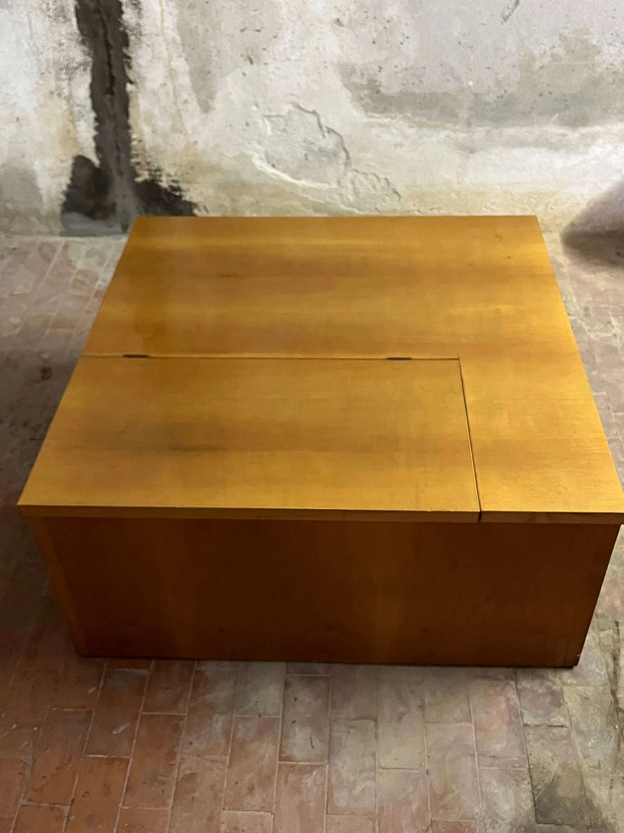 Cassapanca in legno, anni '80 2