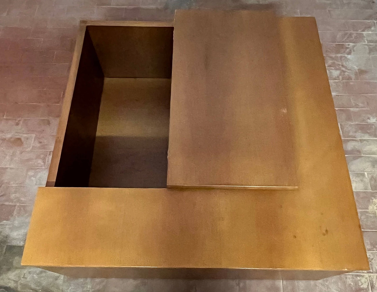 Cassapanca in legno, anni '80 5