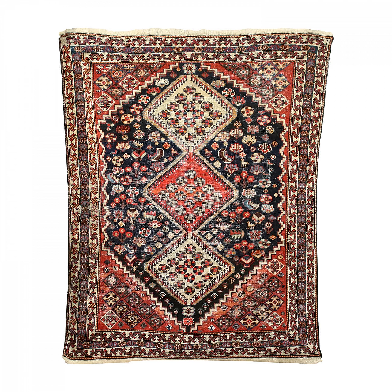 Tappeto Yalameh iraniano in lana 1