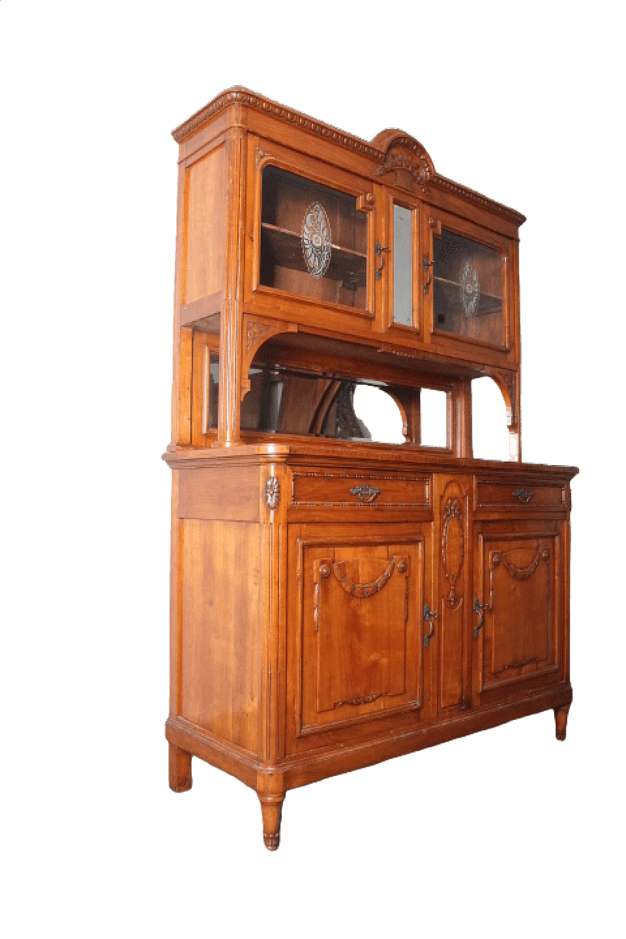 Art Nouveau cherrywood sideboard, 1920s 15