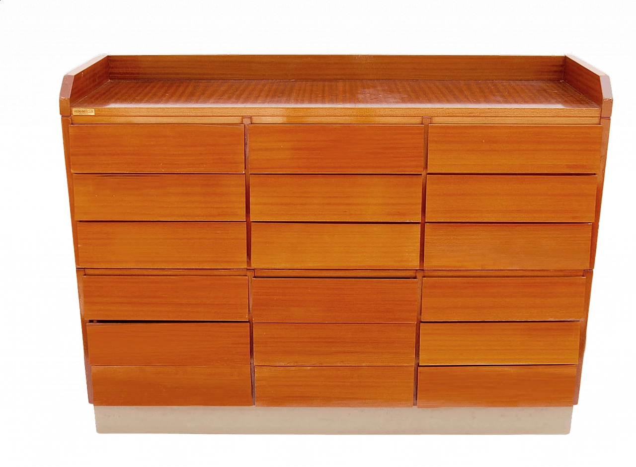 Schirolli archive filing cabinet in the style of Gio Ponti, 1950s 9