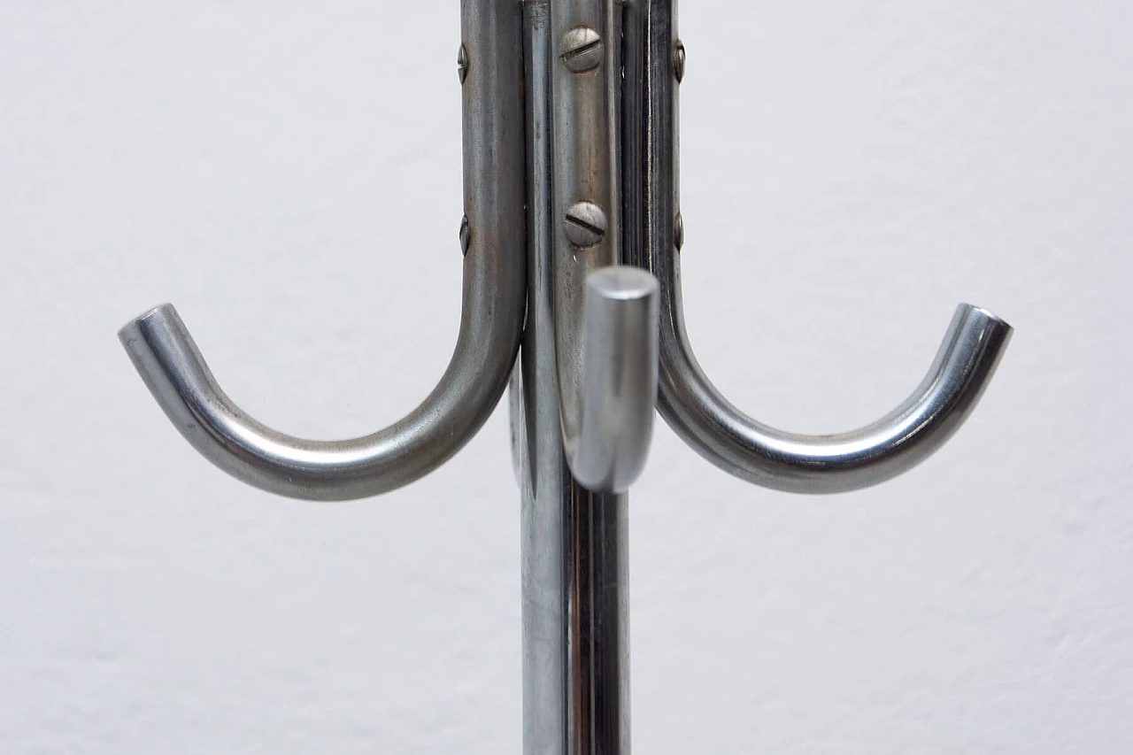 Bahaus style chrome-plated coat rack, 1930s 9