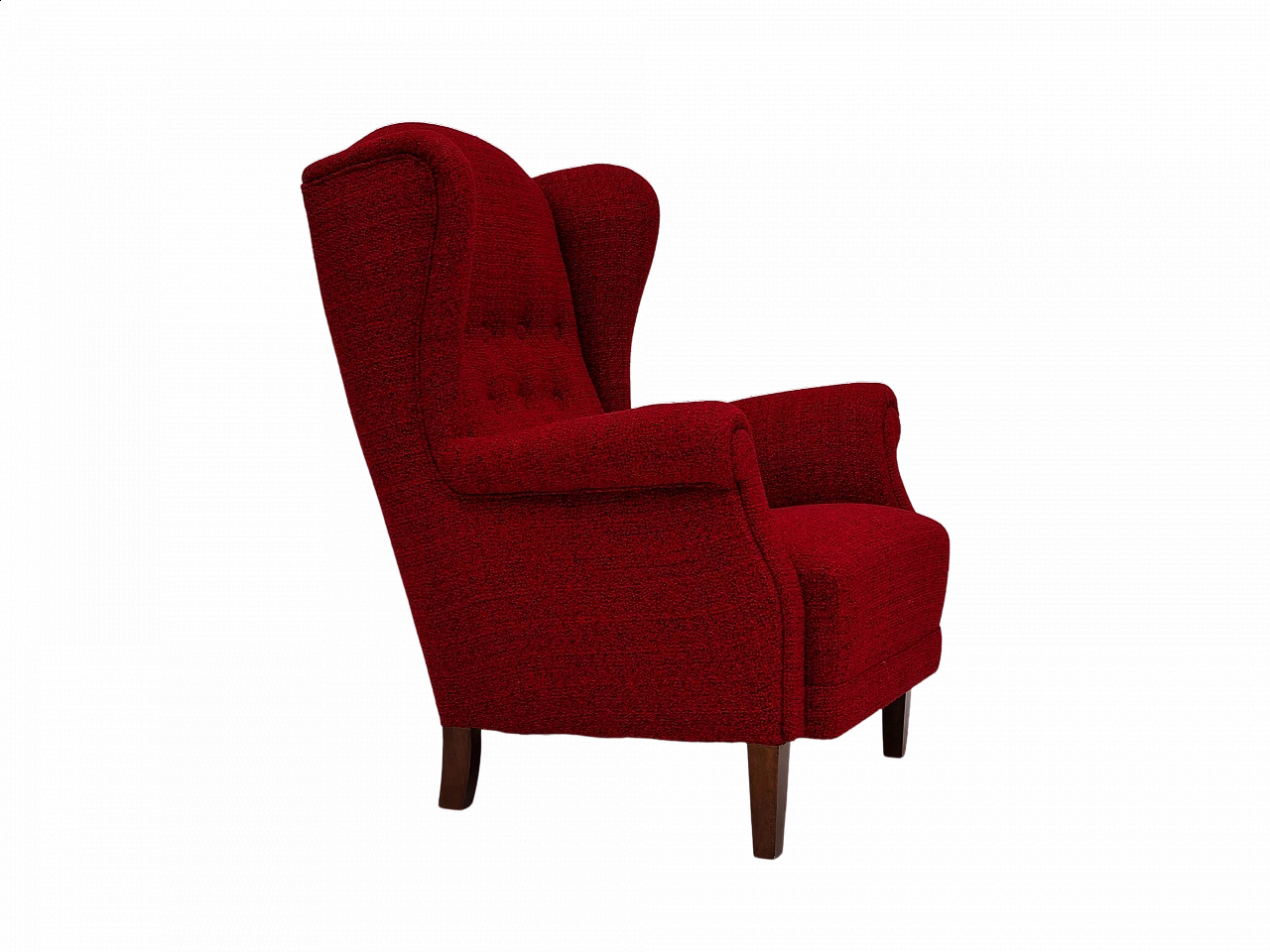 Chair with wool upholstery, 1950s 15