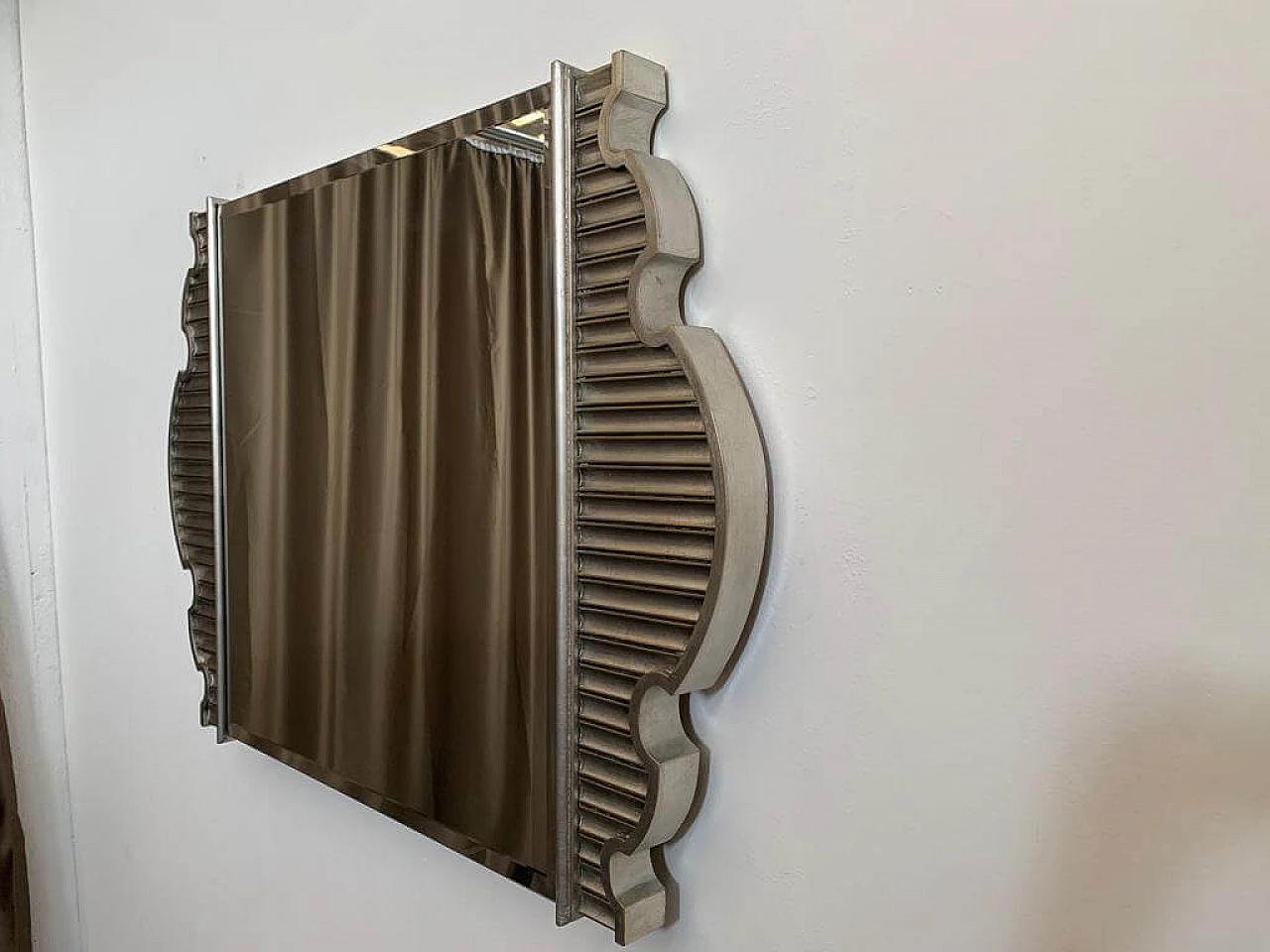 Beveled mirror by Lam Lee Group, 1940s 4
