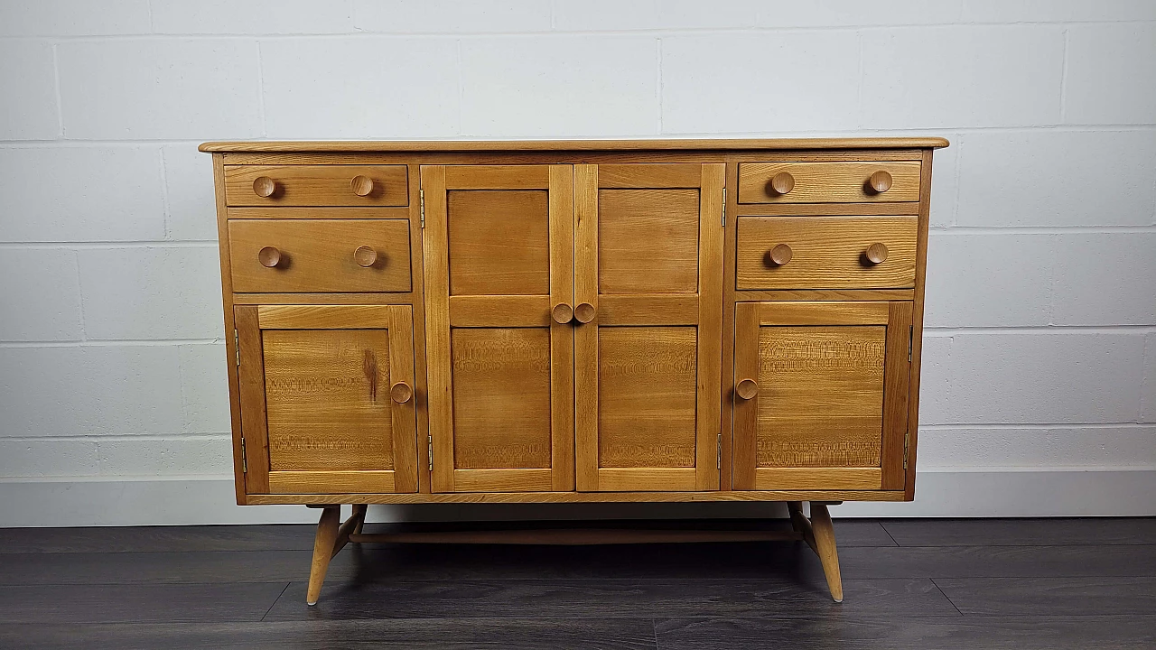 Ercol sideboard in elm and beech, 1960s 2