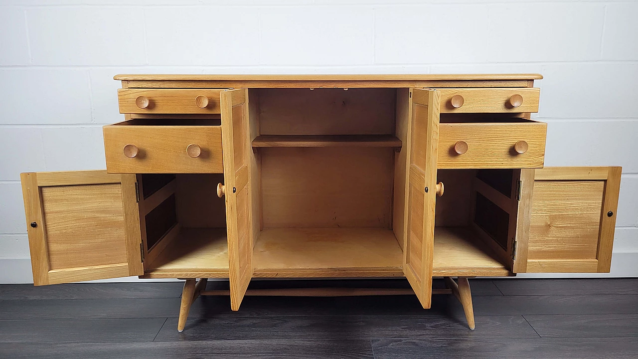 Ercol sideboard in elm and beech, 1960s 6