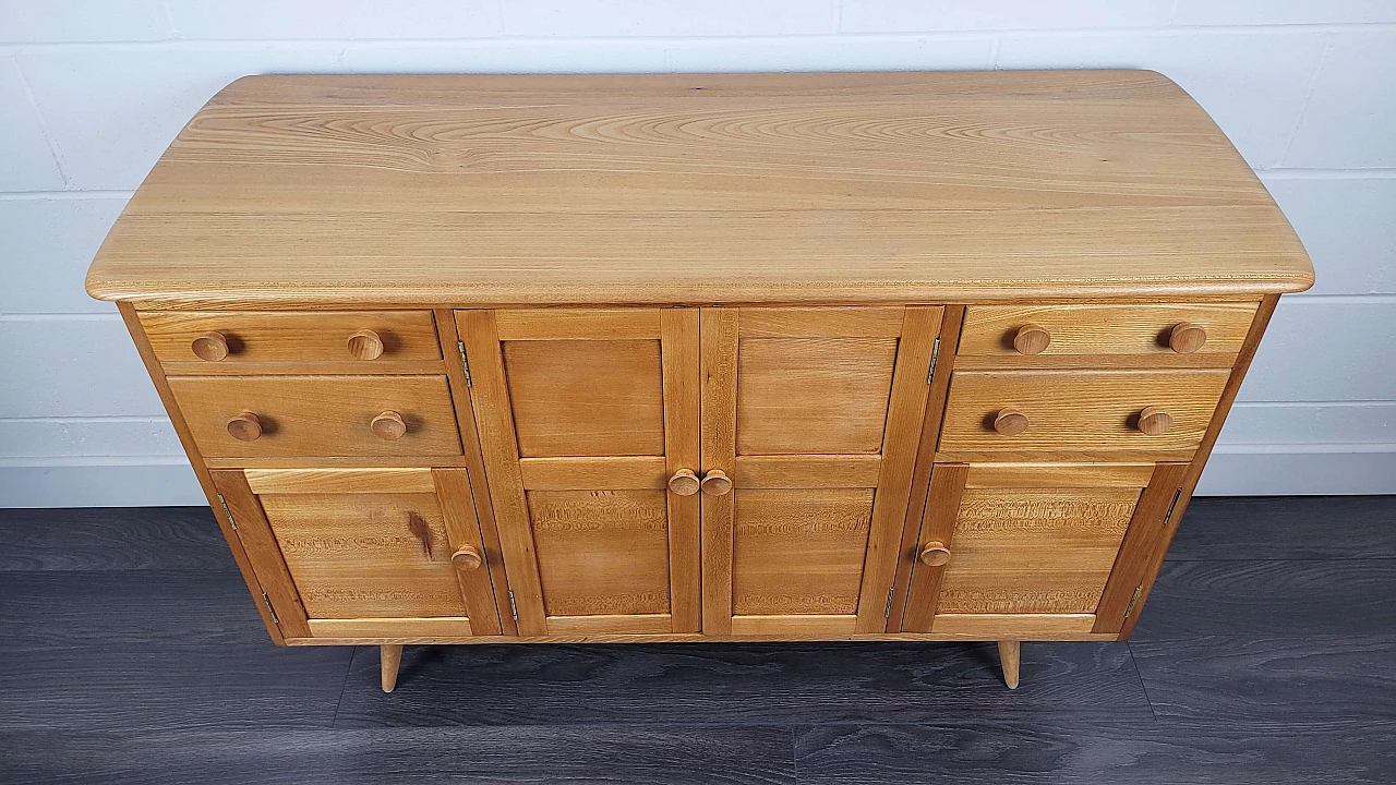 Ercol sideboard in elm and beech, 1960s 11