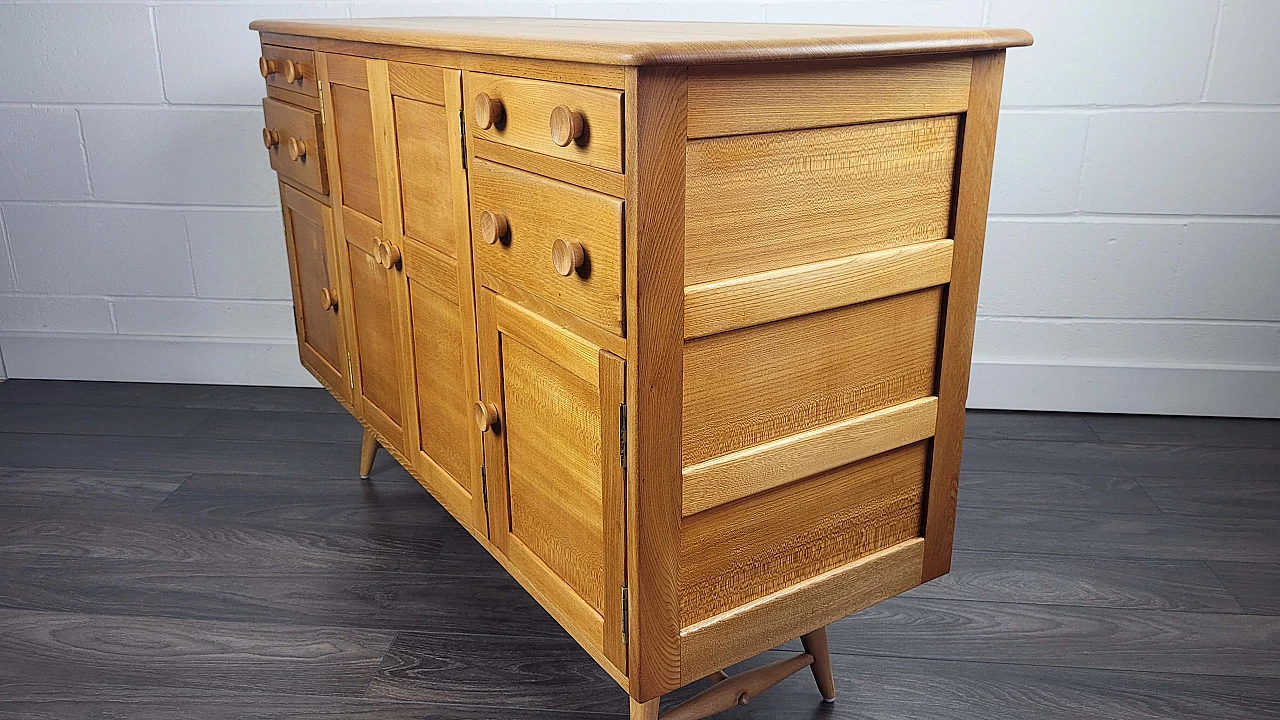 Ercol sideboard in elm and beech, 1960s 17
