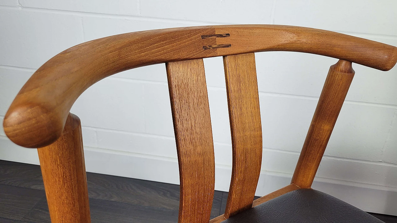 5 Dining chairs by Hans J. Frydendal for Boltinge Stolefabrik, 1970s 5