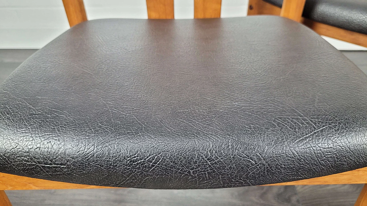 5 Dining chairs by Hans J. Frydendal for Boltinge Stolefabrik, 1970s 8