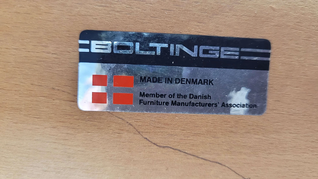 5 Dining chairs by Hans J. Frydendal for Boltinge Stolefabrik, 1970s 9