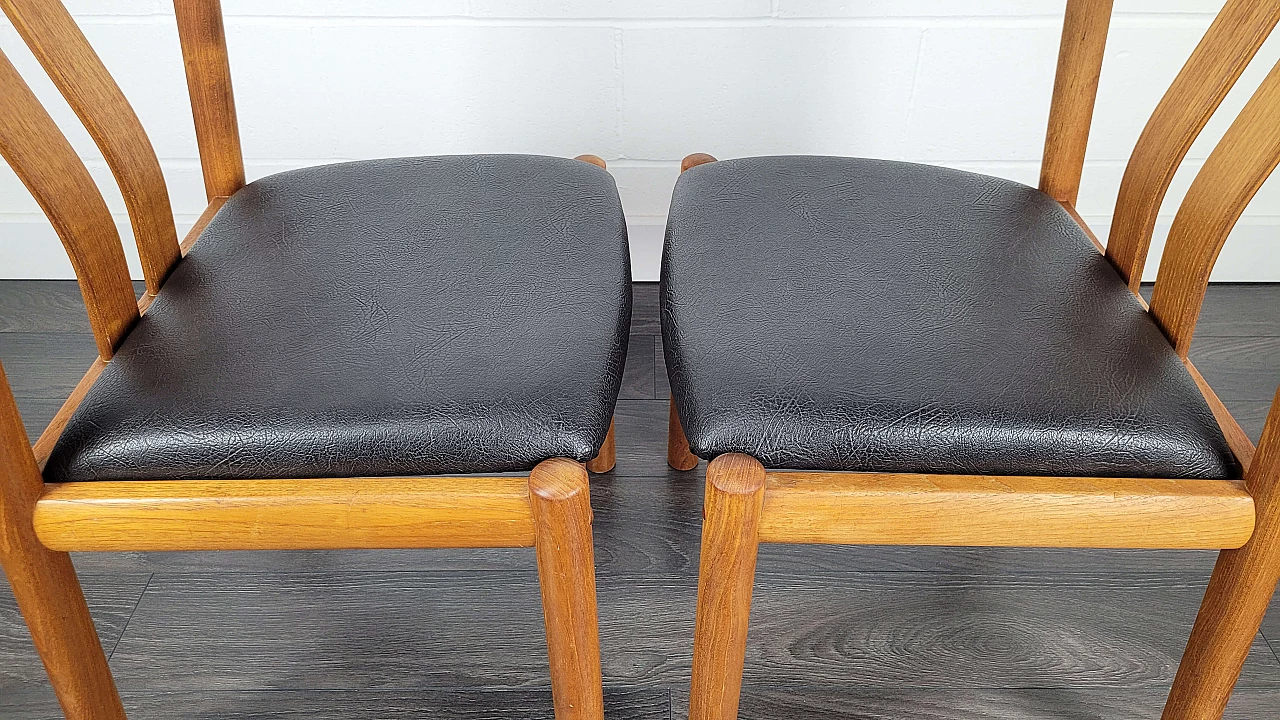 5 Dining chairs by Hans J. Frydendal for Boltinge Stolefabrik, 1970s 11