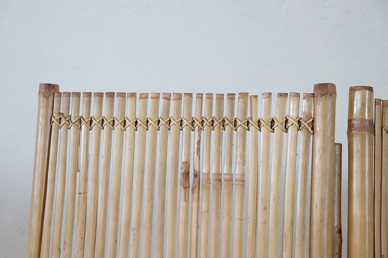 Bamboo folding screen, 1980s 2