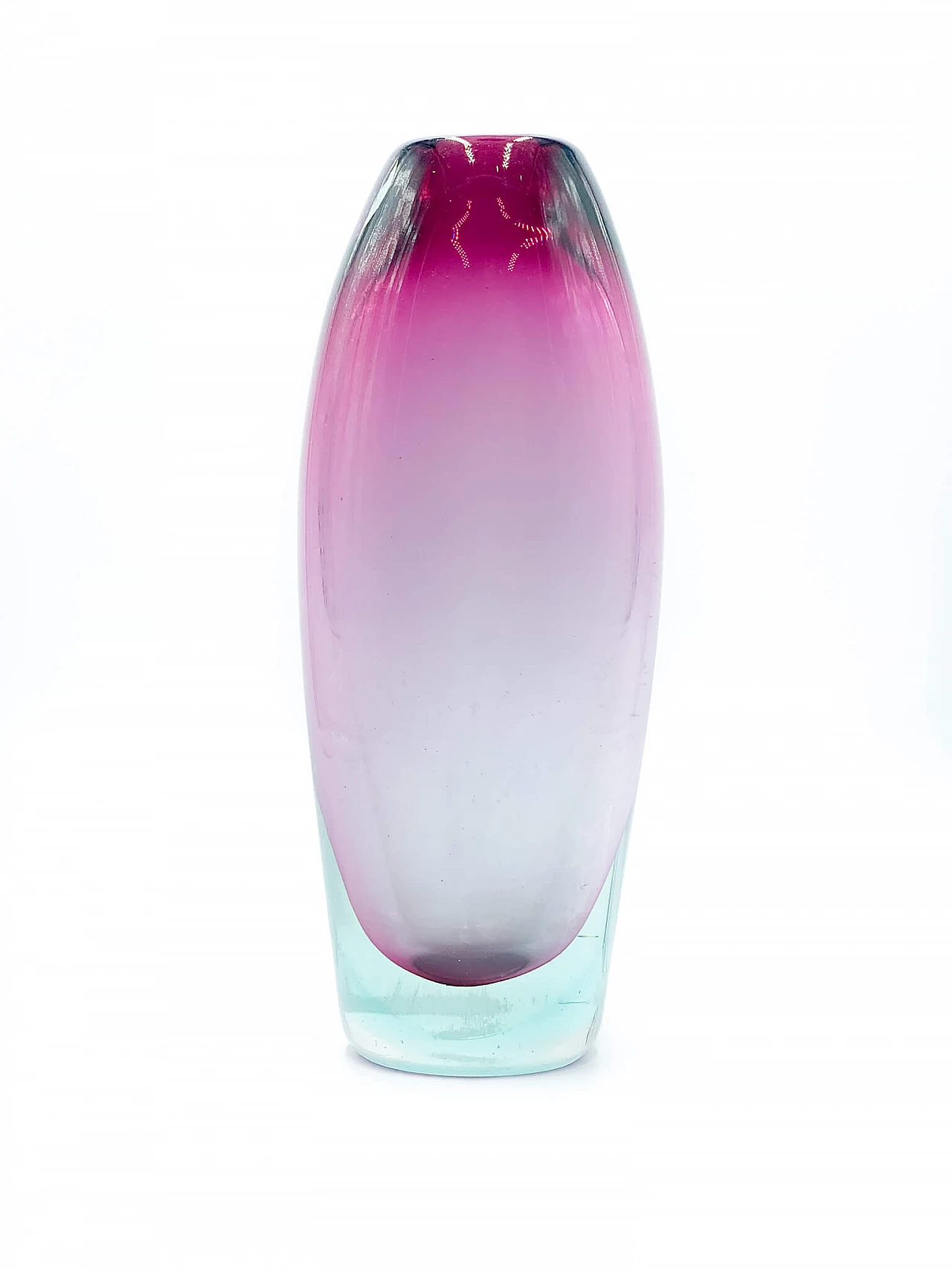 Submerged Murano glass vase by Flavio Poli, 1980s 1
