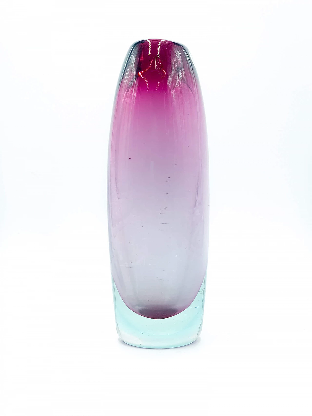 Submerged Murano glass vase by Flavio Poli, 1980s 2