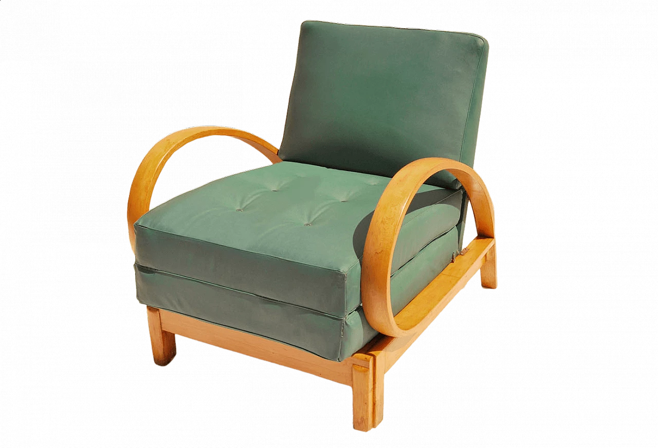 Armchair convertible into bed by Cerutti, 1950s 9
