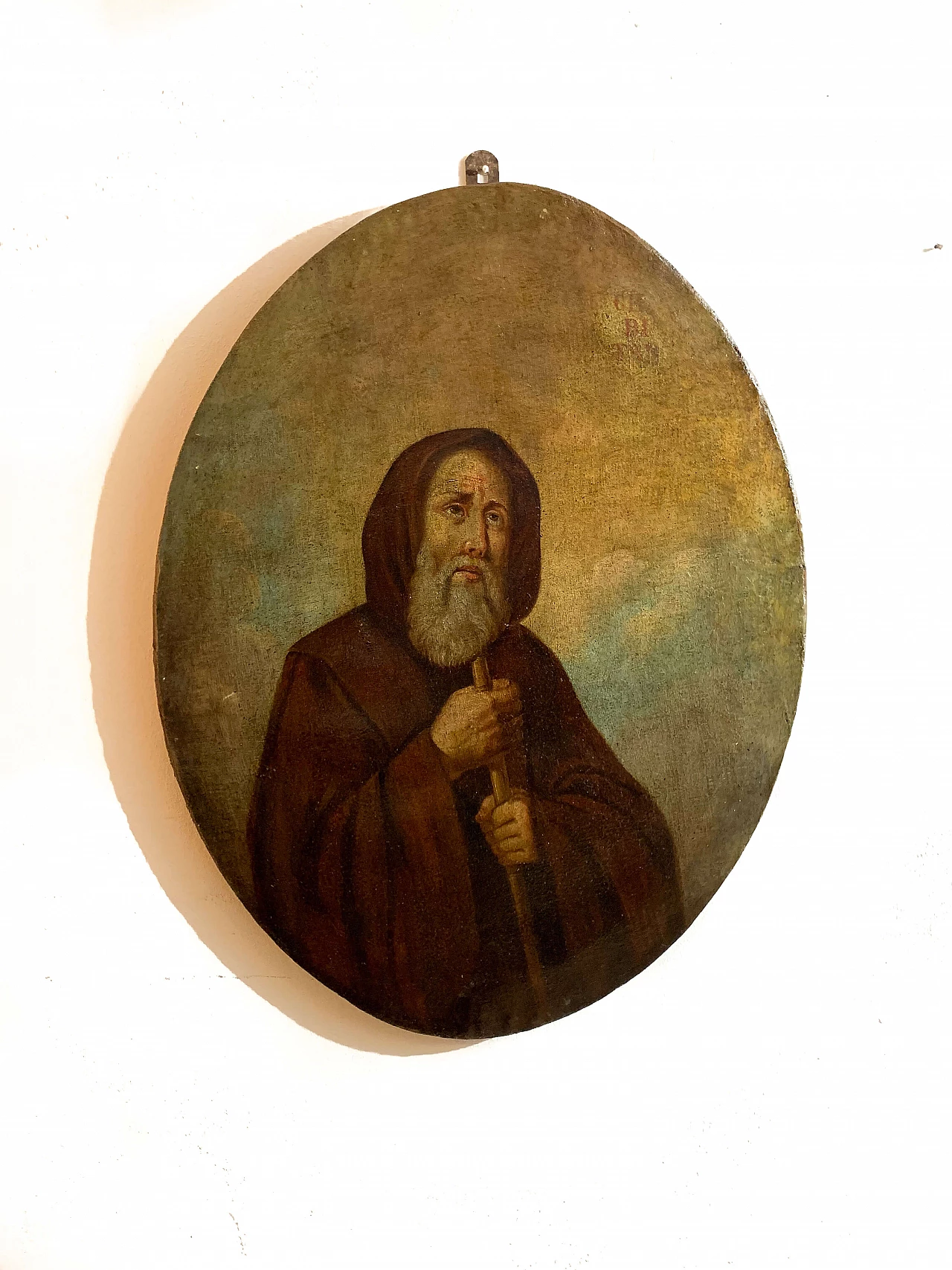 Olio su tela raffigurante San Francesco di Paola, '600 1