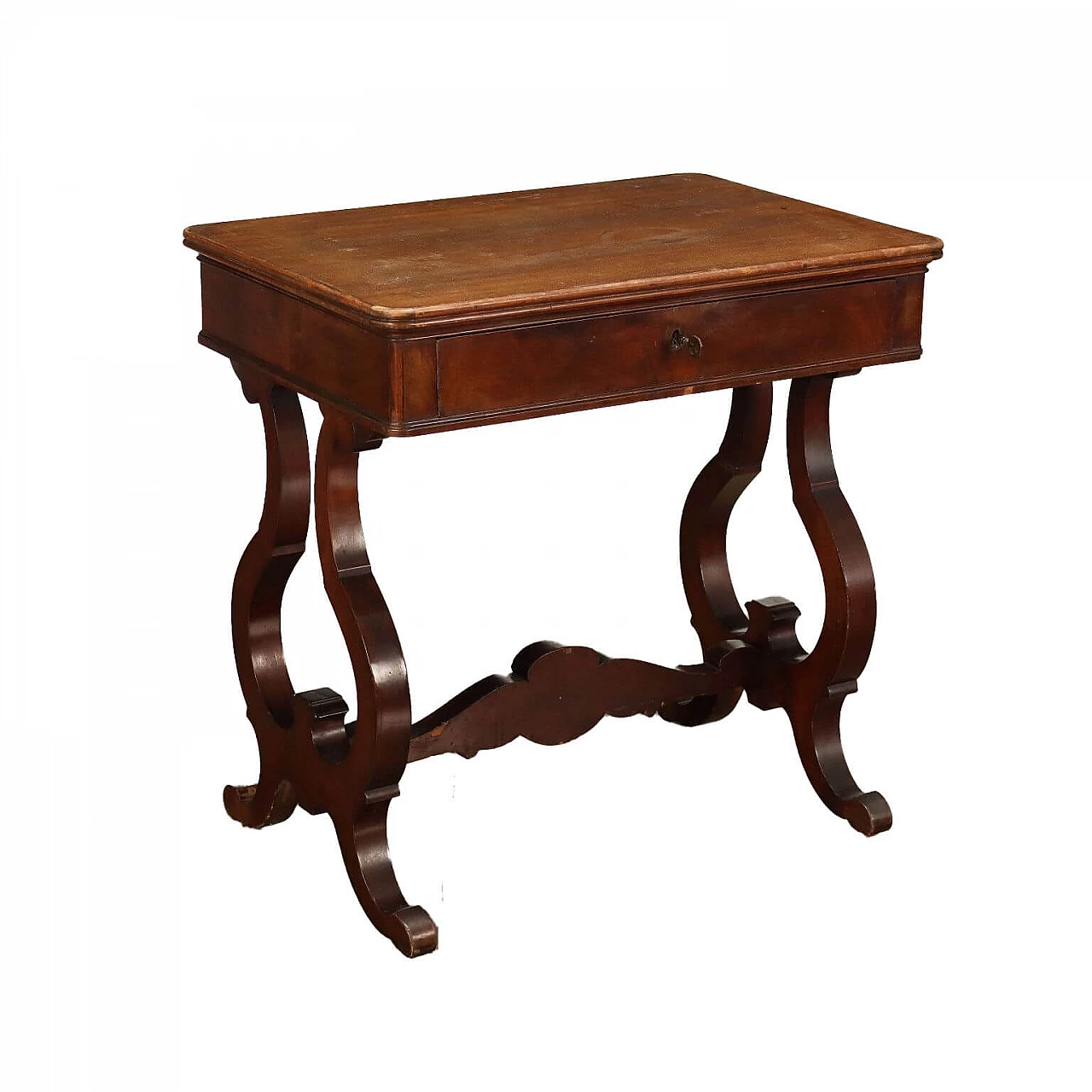 Louis Philippe coffee table in walnut, 19th century 1