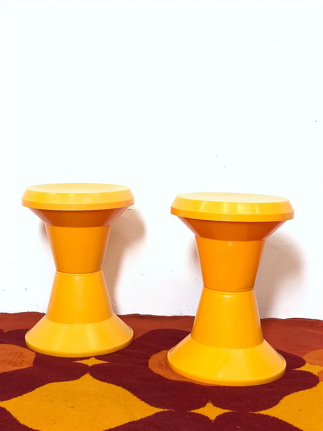 Pair of Diablo stools by Giganplast, 1970s 1