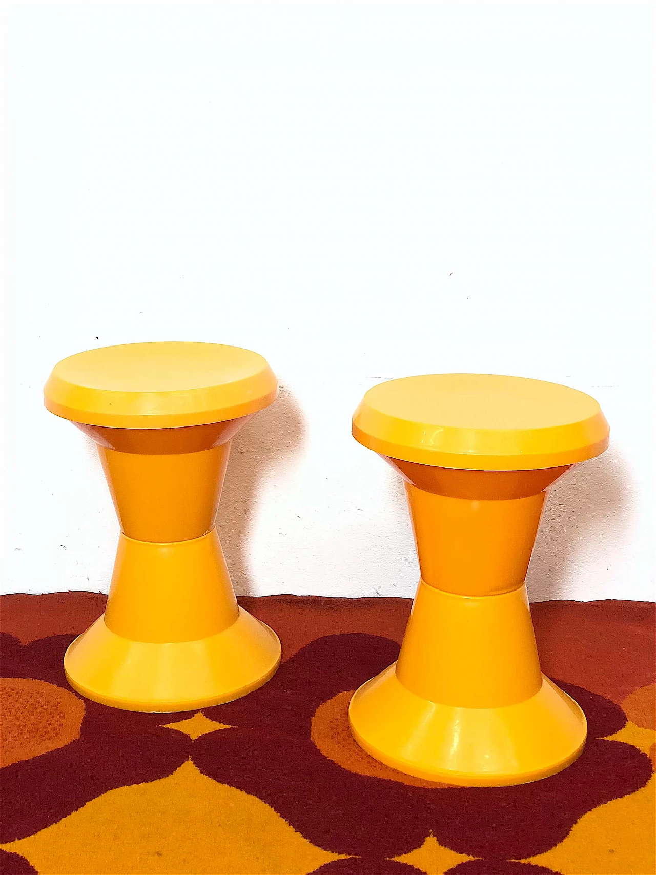 Pair of Diablo stools by Giganplast, 1970s 2