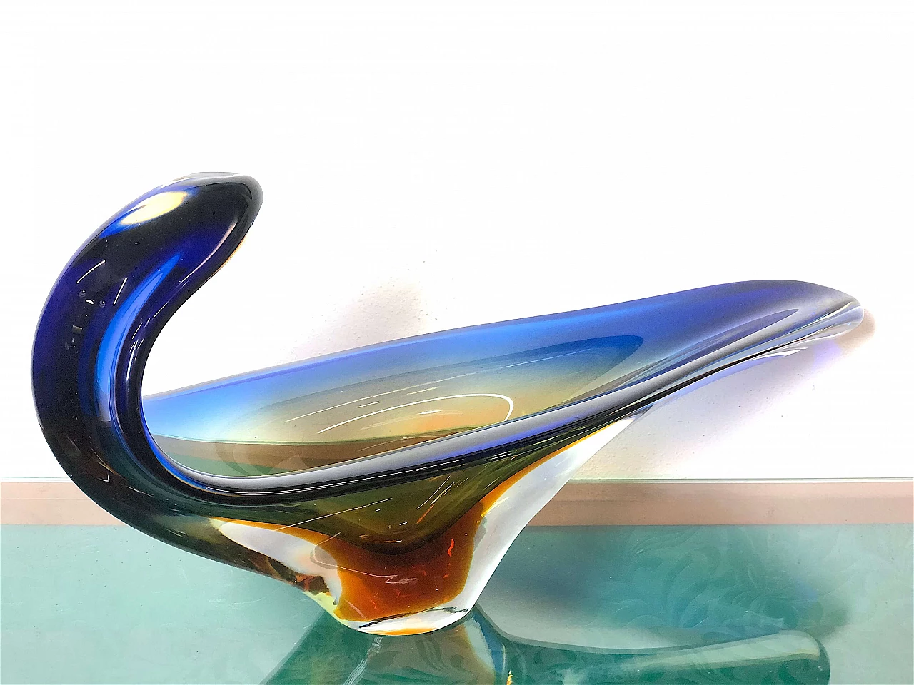 Submerged Murano glass pocket emptier, 1960s 3