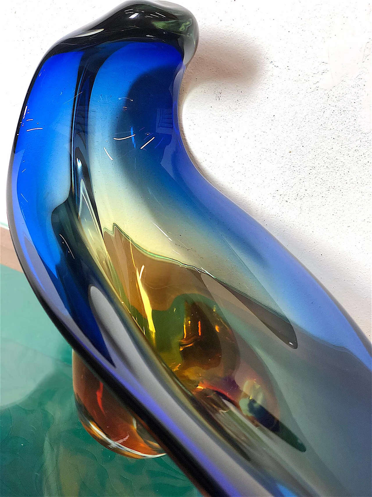 Submerged Murano glass pocket emptier, 1960s 6