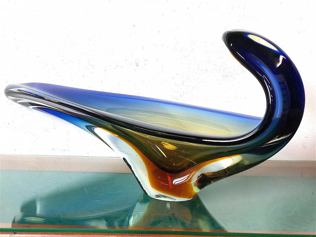 Submerged Murano glass pocket emptier, 1960s 7