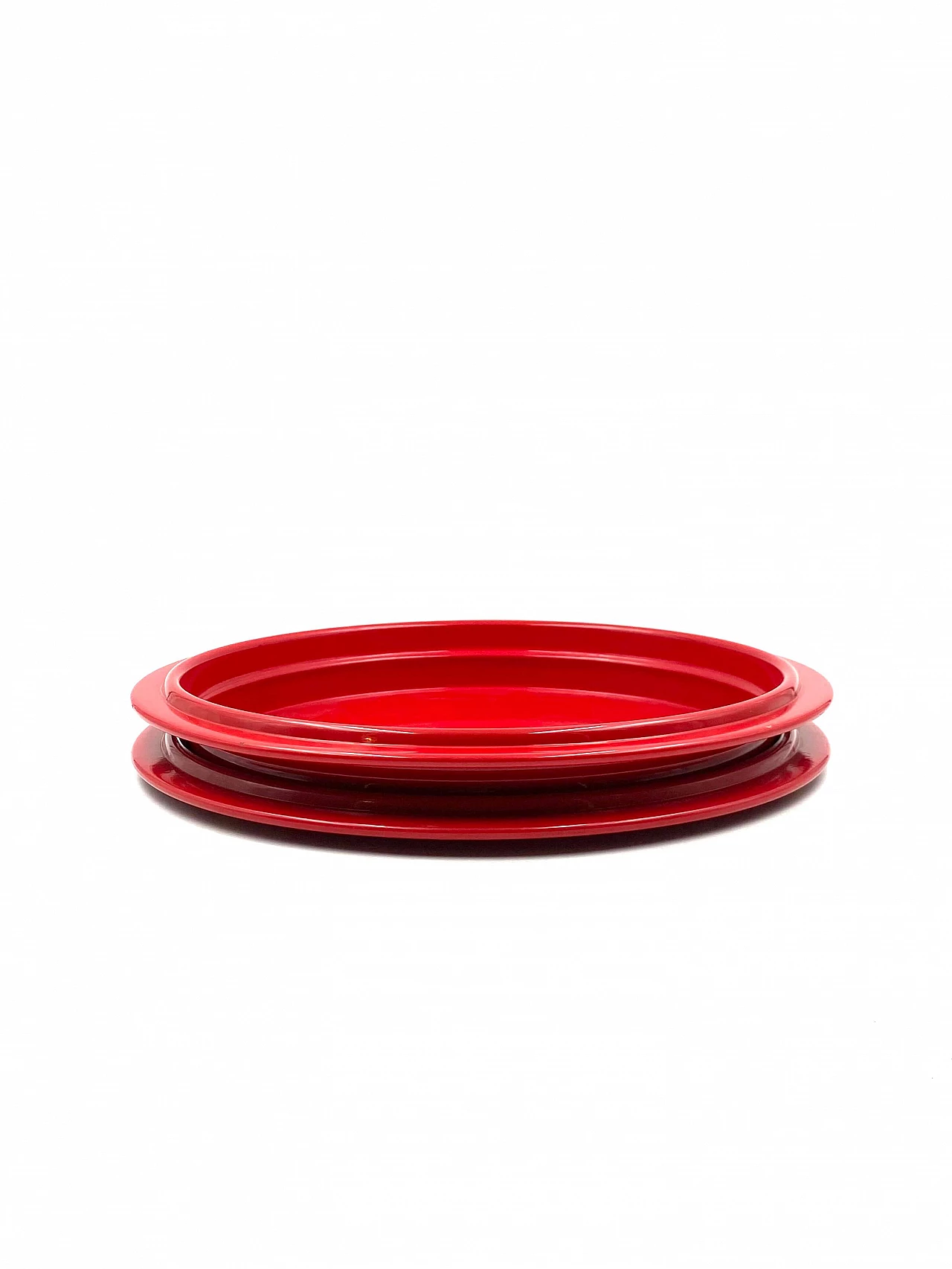 Red tray by Gianfranco Frattini for Progetti Italia, 1970s 4